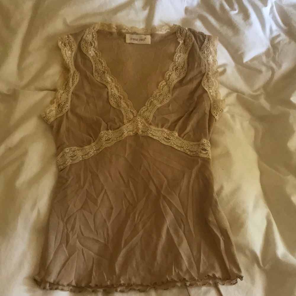 Sole Mio sheer top